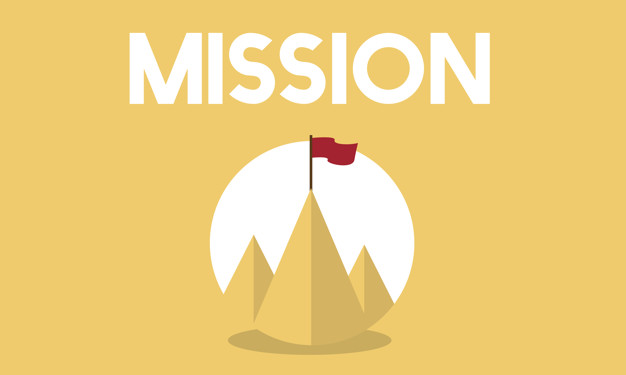 Biznesa misijas ilustrācija